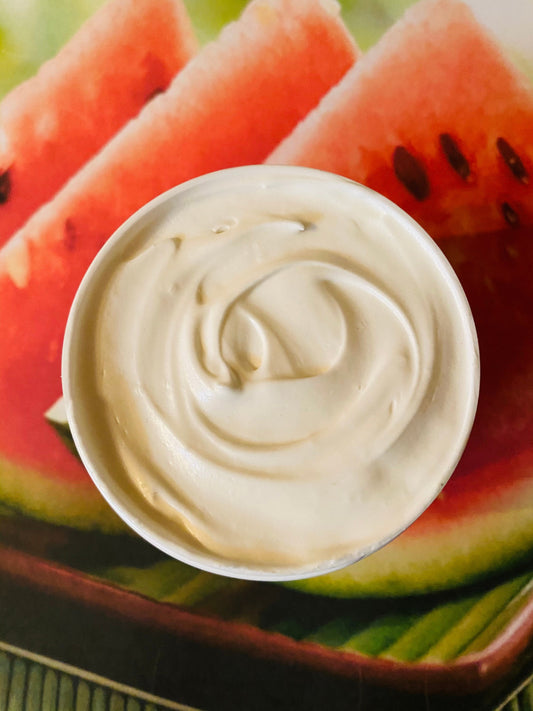 WATERMELON Triple Whipped Shea Butter Organic Body Vegan Natural Skin Moisturize Cream 16 oz - (Freshly Whipped to Order) FREE SHIPPING