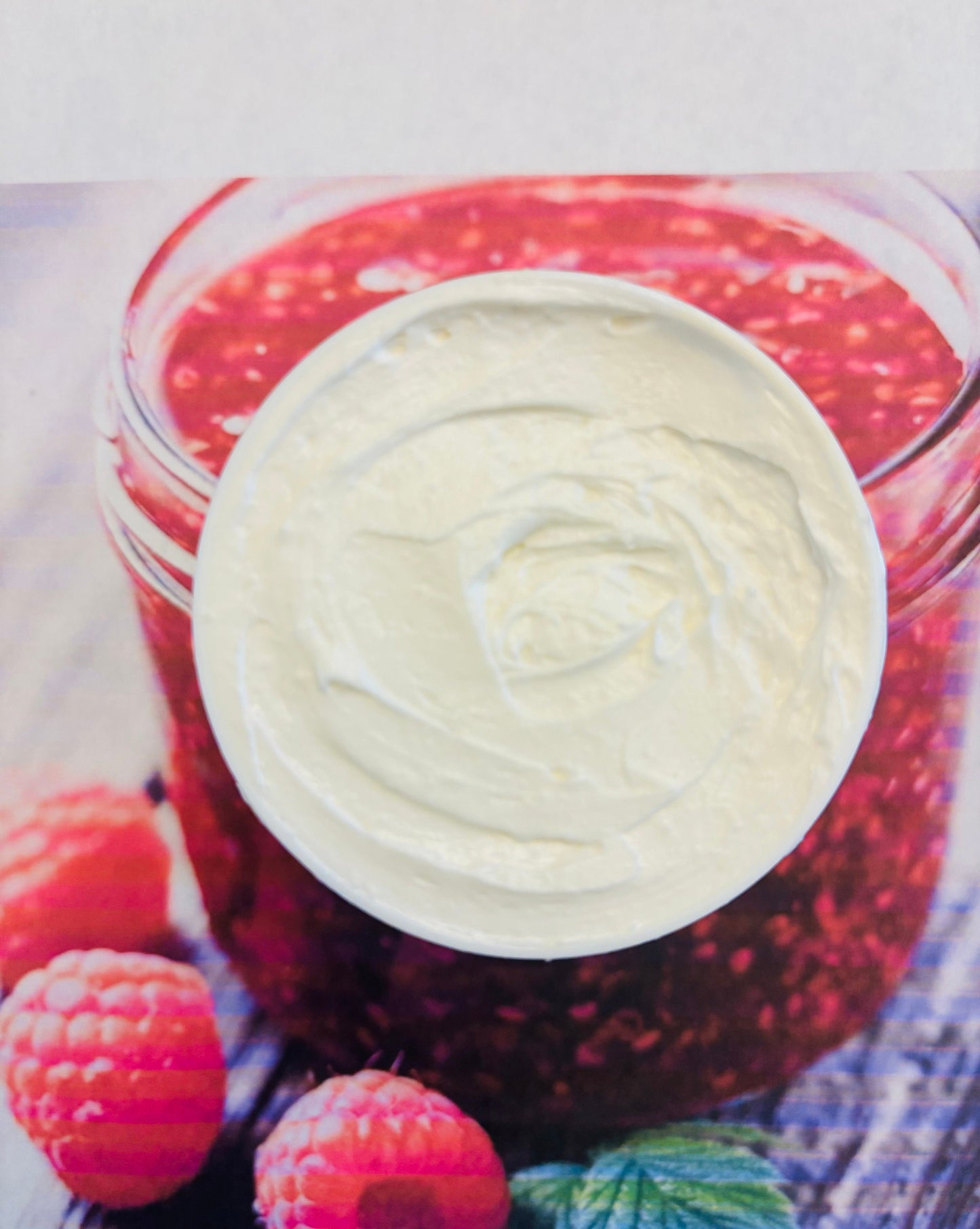Raspberry Jam Triple Whipped Shea Butter Organic Natural Fragrance Dry Skin Care Cream Vegan (Freshly Whipped to Order) 16 oz FREE SHIPPING