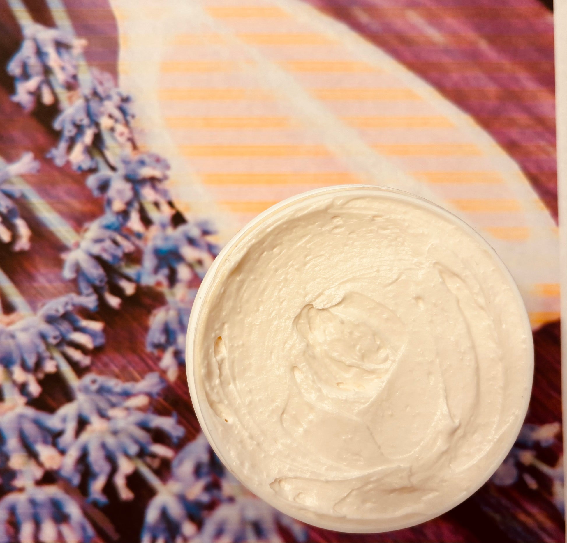 Lemon Lavender Triple Whipped Shea Butter Organic Vegan Natural Body Cream Chemical Free Self Care (Freshly Whipped) 16 oz FREE SHIPPING