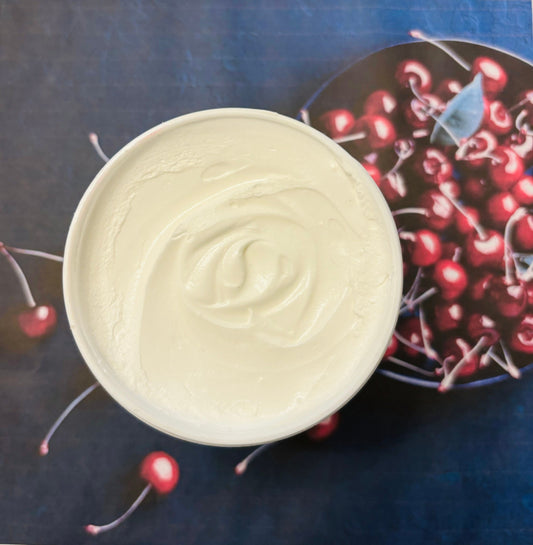 Black Cherry Bomb Triple Whipped Shea Butter Organic Vegan Natural Body Skin Cream Self Care 16 oz (Freshly Whipped to order) FREE SHIPPING