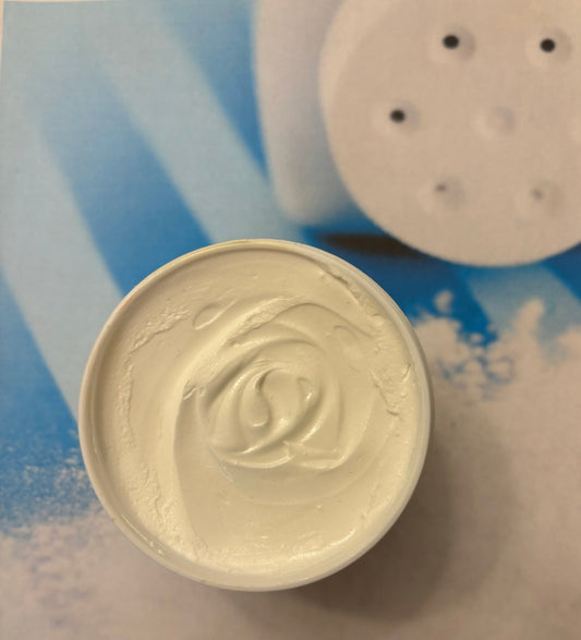 BABY POWDER Triple Whipped Shea Butter Organic Natural Fragrance Dry Skin Body Care Cream Chemical Free (Freshly Whipped to order) 16 oz