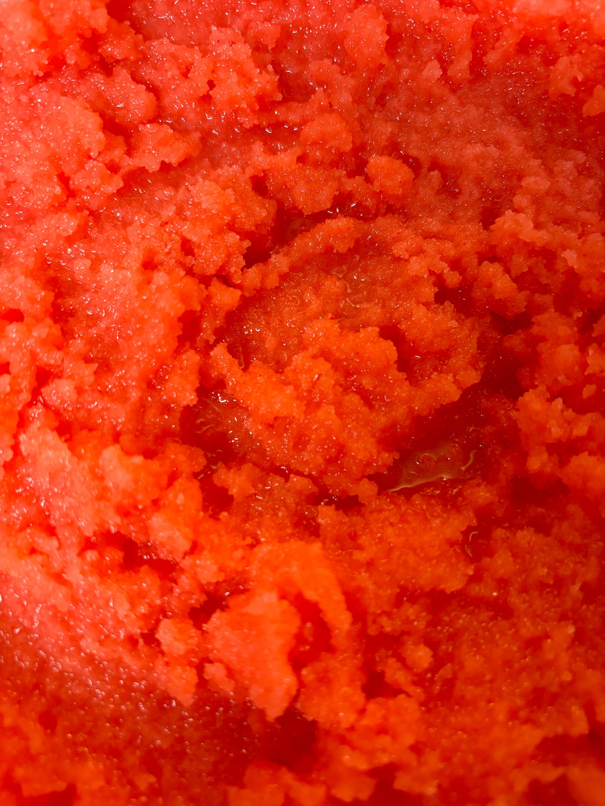 Whipped Hibiscus Passion Fruit Sugar and Shea Scrub Chemical Free Exfoliate Skin Polish Soften Moisturize Bath Relax Sooth Refresh 8 oz