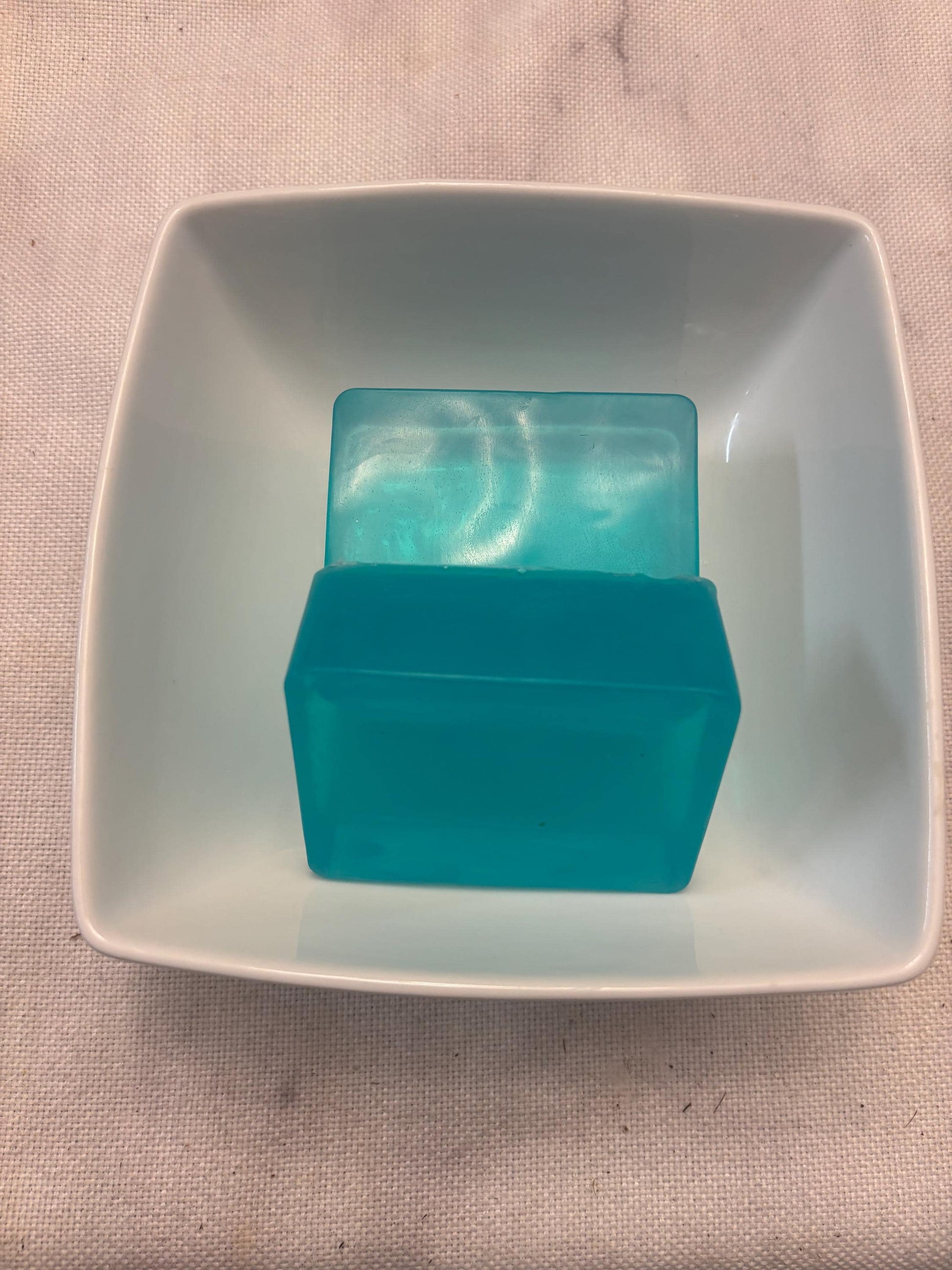 PEPPERMINT 2 Bars Clear Sensitive Skin Natural Vegan Glycerin Soap 4 oz Each Handmade