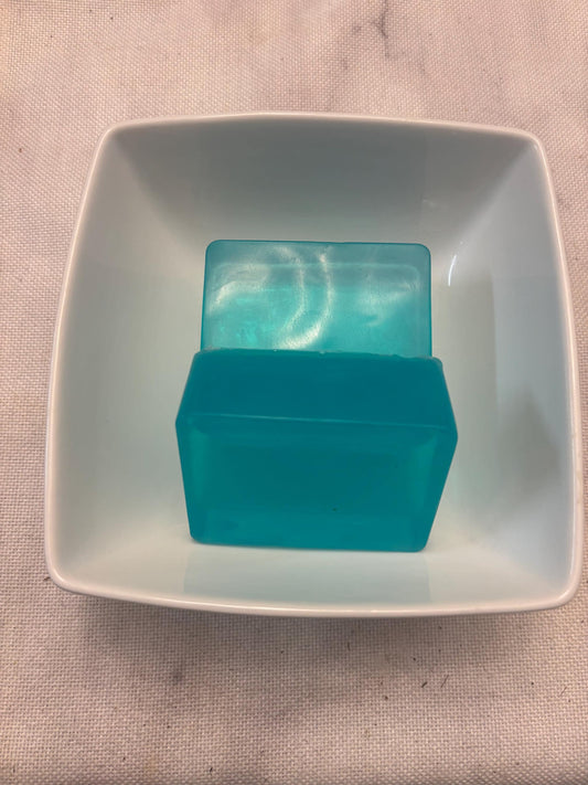 PEPPERMINT 2 Bars Clear Sensitive Skin Natural Vegan Glycerin Soap 4 oz Each Handmade