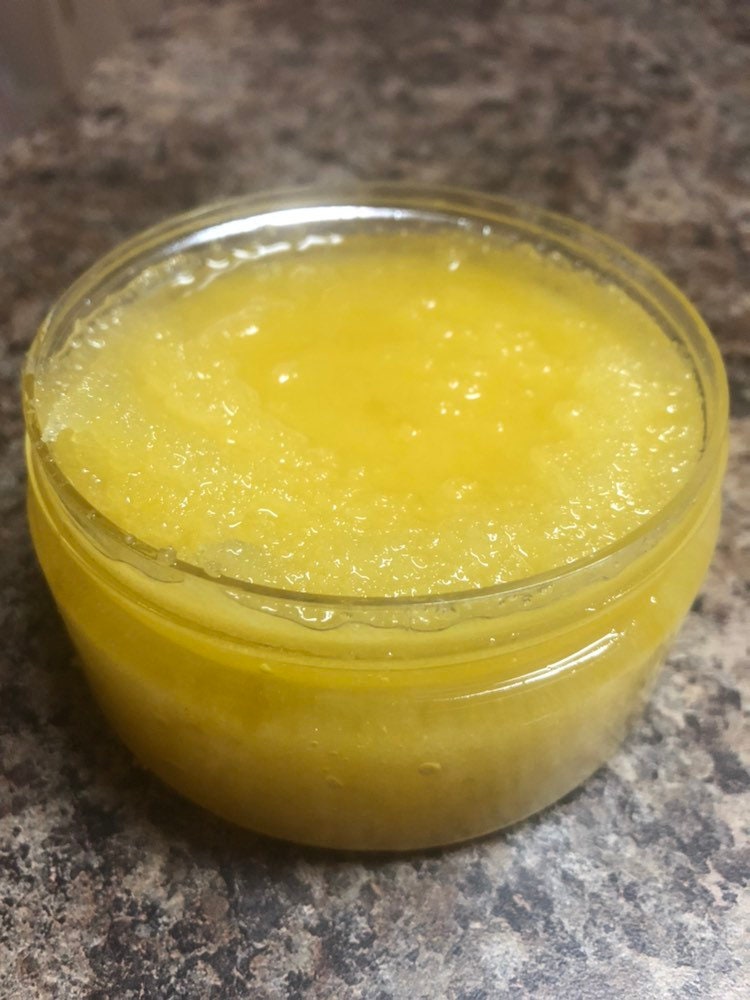 Lemon Essential Oil Face Polish Remove Dead Skin Cells Brighten Tone Minimize Pores 8 oz