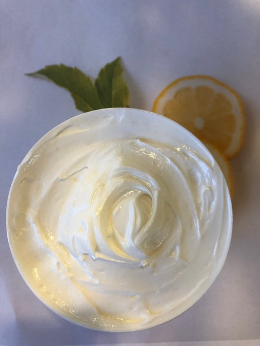 White Sage and Citrus Whipped Shea Body Butter Skin Food Souffle Dry Skin Moisturizer Chemical Free Self Care - FREE Ship 16 oz