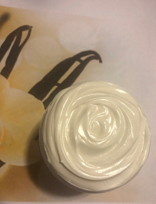 VANILLA SUGAR - Triple Whipped Shea Body Butter Organic Natural Heal Dry Skin Moisturize Body Self Care - 16 oz