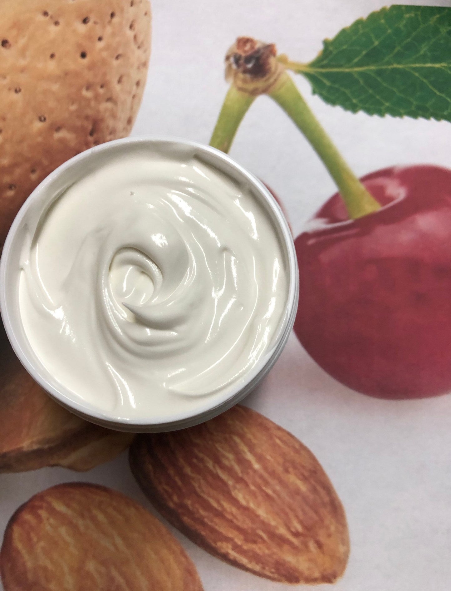 CHERRY ALMOND - Triple Whipped Shea Butter Organic Natural Fragrance Heal Dry Skin Chapped Hands and Feet 16 oz