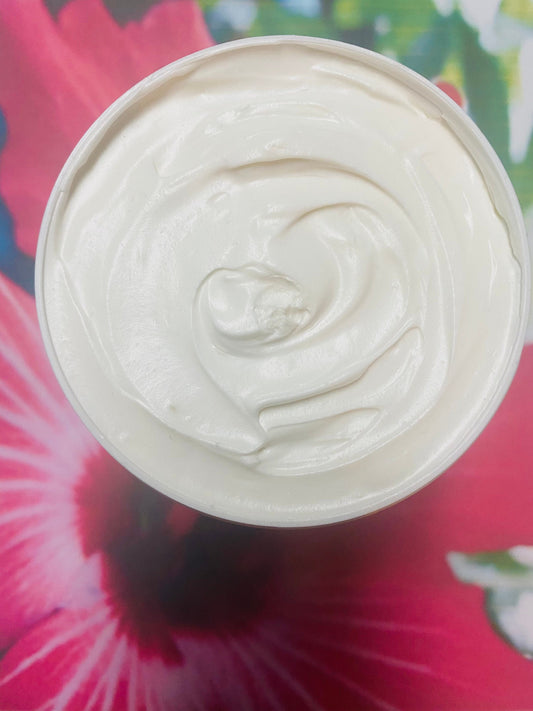 Hawaiian Pink Hibiscus Triple Whipped Shea Butter Organic Infused with Essential Oil Heal Dry Skin 16 oz - FREE SHIPPING