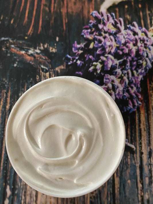 Black Amber and Lavender - Triple Whipped Shea Butter Organic Natural Fragrance Heal Dry Skin Chapped Hands and Feet 16 oz