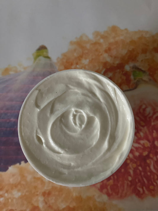 Brown Sugar and Fig - Triple Whipped Shea Butter Organic Body Essential Oil Natural Skin Food Moisturize Self Care 16 oz -Free Shipping