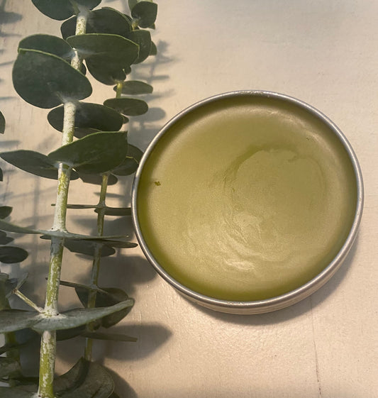 Organic Hemp Balm (Eucalyptus EO) Salve Ointment Pain Relief Fights Inflammation Non-GMO Calms Muscle Joint Neuropathy Chemical Free 4 oz