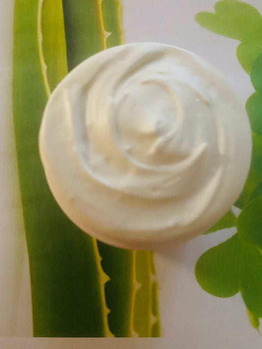 Shea Aloe Triple Whipped Shea Butter Organic Vegan Natural Body Chemical Free Self Care 16 oz Jar